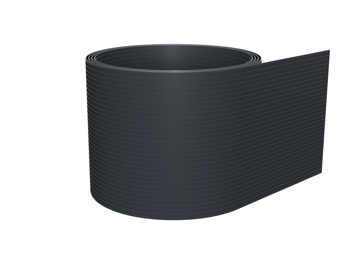 Sichtschutzstreifen PVC Anthrazit 6mm