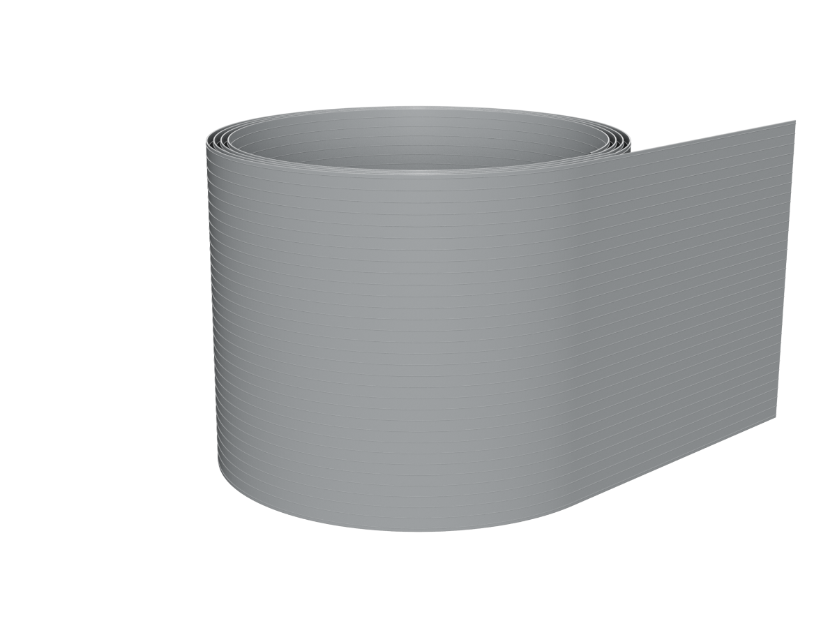 Sichtschutzstreifen PVC Fenstergrau 6mm