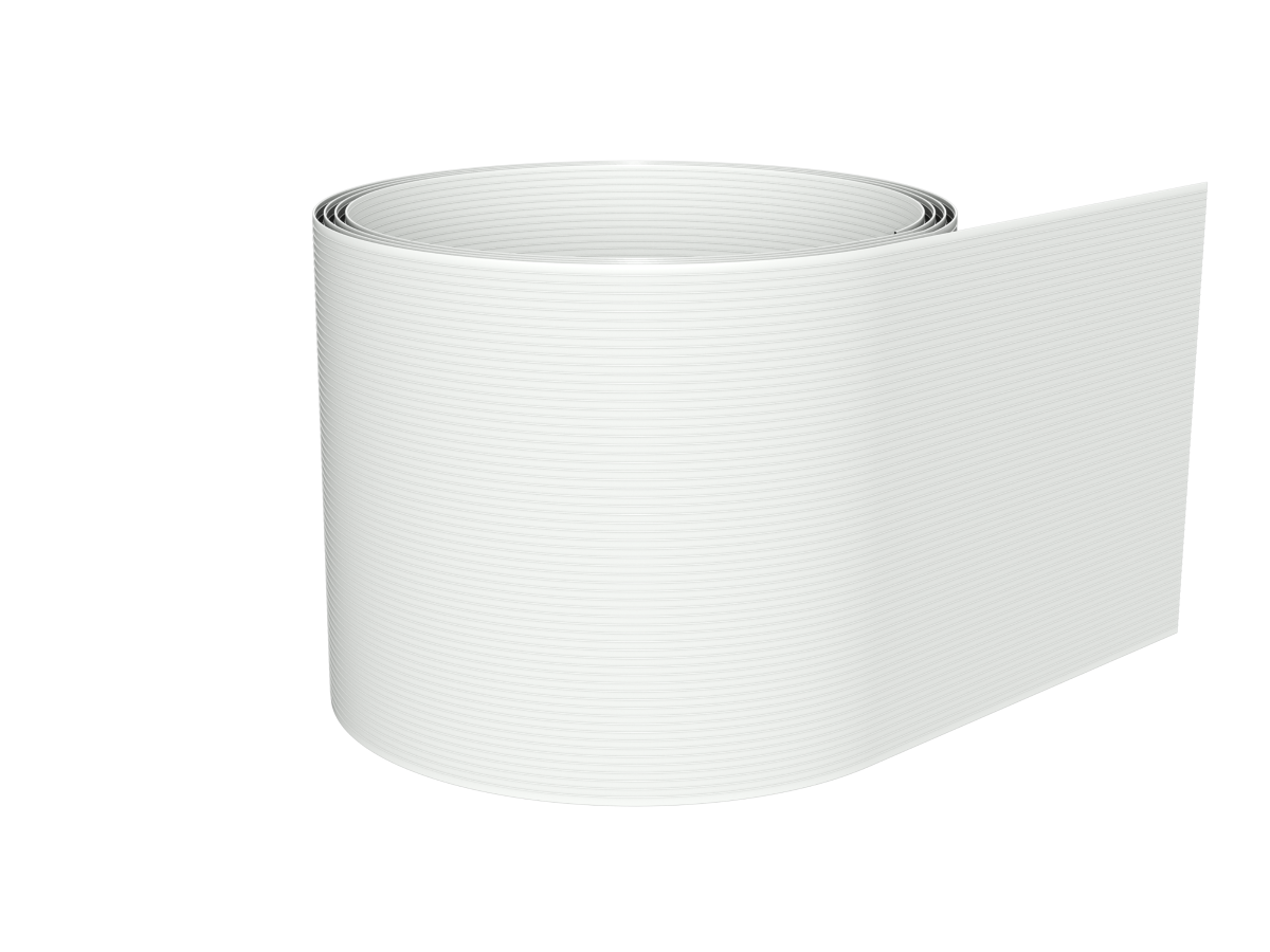 Sichtschutzstreifen PVC Weiss 3mm