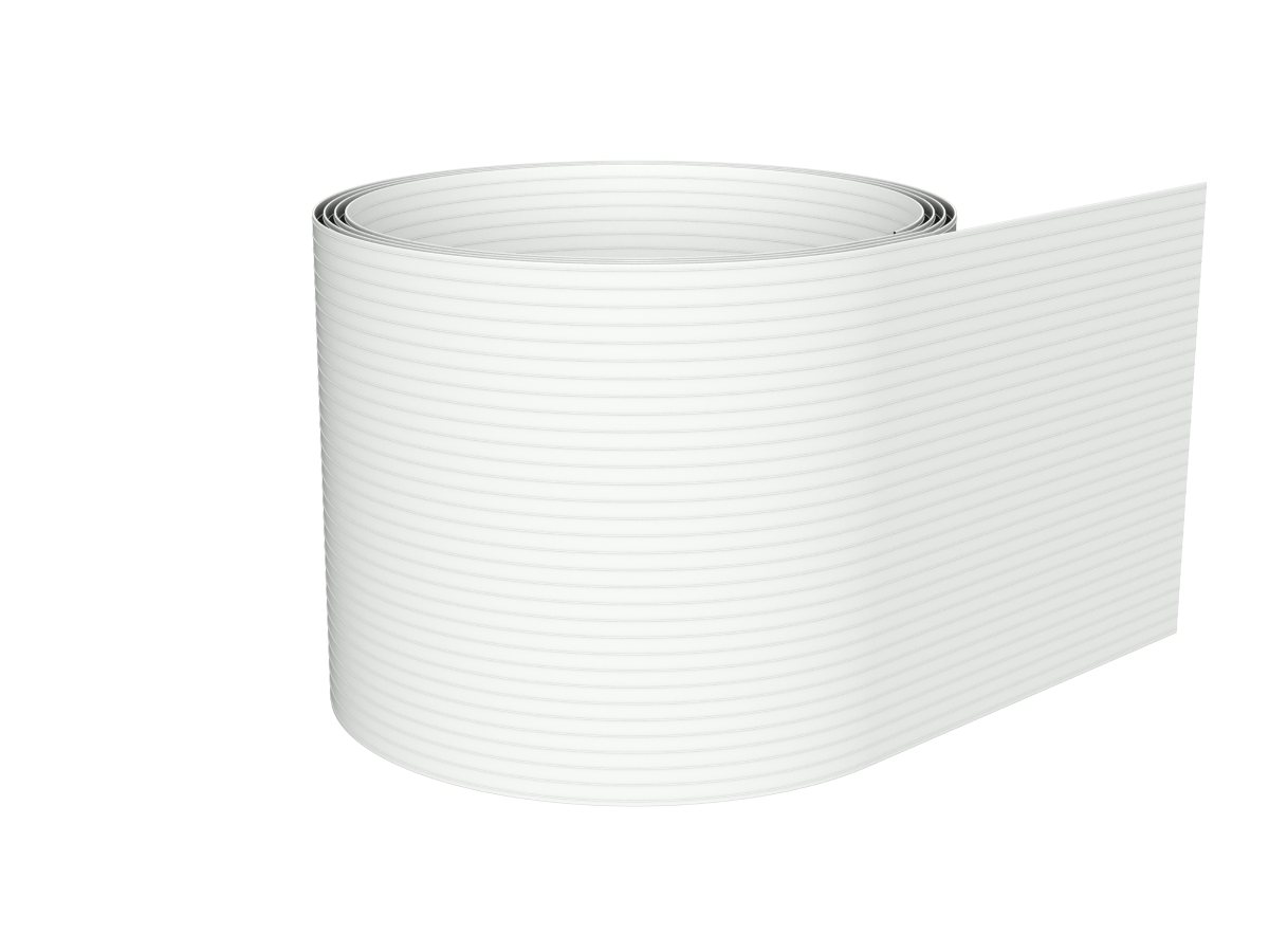 Sichtschutzstreifen PVC Weiss 6mm